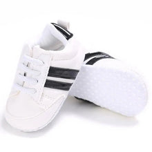 Load image into Gallery viewer, Baby Shoes Classical Sport Soft Sole PU Leather Multi-Color Crib Baby Moccasins Casual Sneakers
