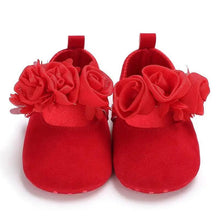 Load image into Gallery viewer, Baby Shoes Cute Bowknot Newborn Shoes Soft Bottom Anti Slip Toddler Girls Princess Shoes

