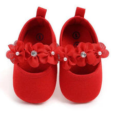 Load image into Gallery viewer, Baby Shoes Cute Bowknot Newborn Shoes Soft Bottom Anti Slip Toddler Girls Princess Shoes
