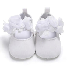 Load image into Gallery viewer, Baby Shoes Cute Bowknot Newborn Shoes Soft Bottom Anti Slip Toddler Girls Princess Shoes
