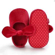 Load image into Gallery viewer, Baby Shoes Cute Bowknot Newborn Shoes Soft Bottom Anti Slip Toddler Girls Princess Shoes

