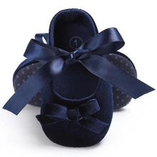 Load image into Gallery viewer, Baby Shoes Cute Bowknot Newborn Shoes Soft Bottom Anti Slip Toddler Girls Princess Shoes
