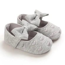 Load image into Gallery viewer, Baby Shoes Cute Bowknot Newborn Shoes Soft Bottom Anti Slip Toddler Girls Princess Shoes
