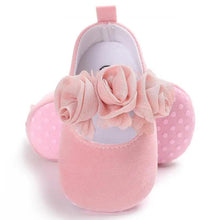 Load image into Gallery viewer, Baby Shoes Cute Bowknot Newborn Shoes Soft Bottom Anti Slip Toddler Girls Princess Shoes
