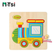 Load image into Gallery viewer, Baby Wooden Puzzle Toys for Toddlers Developing Educational Kids Toys For Children Game Cartoon Animal Gift 3 Years
