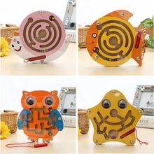 Load image into Gallery viewer, Baby Wooden Toy for Children Magnetic Maze Balance Board Wood game , Maze Puzzle baby Toys  0-12Months

