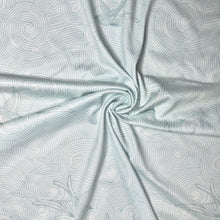 Load image into Gallery viewer, Jersey Knit Polyester Crib Sheet in Tranquil Skies
