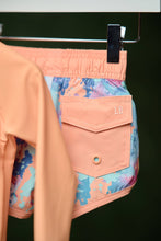 Load image into Gallery viewer, Boy's Swim Short - Melon Watercolor
