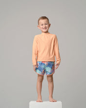 Load image into Gallery viewer, Boy's Swim Short - Melon Watercolor
