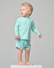 Load image into Gallery viewer, Boy's Swim Short - Mint Check
