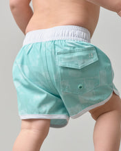 Load image into Gallery viewer, Boy's Swim Short - Mint Check
