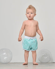 Load image into Gallery viewer, Boy's Swim Short - Mint Check
