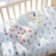 Load image into Gallery viewer, Brand New Baby Pillow Newborn Sleep Support Concave Pillow Toddler Pillow  Cushion Prevent Flat Head Backrest Cushion Anti-head Correction Bed Neck Support Pillows Baby Pillow Baby Bedding Air Mesh Organic Cotton Soft Baby Pillow
