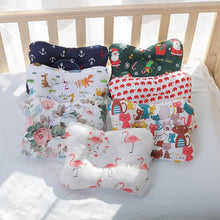 Load image into Gallery viewer, Brand New Baby Pillow Newborn Sleep Support Concave Pillow Toddler Pillow  Cushion Prevent Flat Head Backrest Cushion Anti-head Correction Bed Neck Support Pillows Baby Pillow Baby Bedding Air Mesh Organic Cotton Soft Baby Pillow
