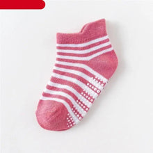 Load image into Gallery viewer, Children Cotton  6 Pairs/Set Anti-slip Socks For Boys Girl Rubber Kid Floor Sock With Grips For 0 To 6 Years Kids
