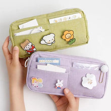 Load image into Gallery viewer, Classic Cartoon Large Capacity Stylish Students Pencil Pouch Cute Creative Design Case For School
