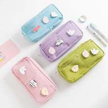 Load image into Gallery viewer, Classic Cartoon Large Capacity Stylish Students Pencil Pouch Cute Creative Design Case For School
