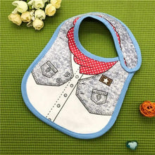 Load image into Gallery viewer, Collar Baby Festive Dress Cotton Cute Pattern Bibs for  Newborn Boy Girl
