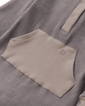 Load image into Gallery viewer, Colorblock Ribbed Romper - Graphite

