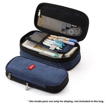 Load image into Gallery viewer, Colorful Pencil Organizer Pouch Pen Holder School Supplies Portable Travel Simple Storage Box Easy Grip Handle
