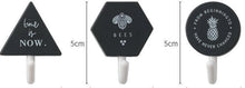 Load image into Gallery viewer, Creative Simple Hook Geometry Hook Key Umbrella Clothes Hook Strong Bathroom Wall Hook Wall Hanger Wall Keychains Holder Hanger Organizer for Home Office Dorm Rooms Decoration
