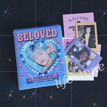 Load image into Gallery viewer, Custom 64 Card Photo Album Mini Collect Book 3 Inch For Polaroid Photo Card Photocard Ring Binder Cover Refillable Notebook Photo Album
