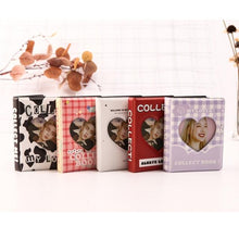 Load image into Gallery viewer, Custom 64 Card Photo Album Mini Collect Book 3 Inch For Polaroid Photo Card Photocard Ring Binder Cover Refillable Notebook Photo Album
