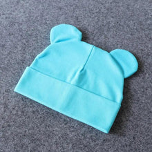 Load image into Gallery viewer, Cute Baby 0-12M Hat With Ears Casual Style Kids Autumn Winter Hat Classic  Boys And Girls Beanie
