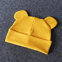 Load image into Gallery viewer, Cute Baby 0-12M Hat With Ears Casual Style Kids Autumn Winter Hat Classic  Boys And Girls Beanie
