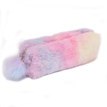Load image into Gallery viewer, Cute Candy Color Creative Plush Students  Pencil Case Soft Stationery Large Capacity Pouch For Girls
