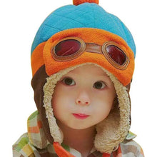 Load image into Gallery viewer, Cute Cartoon Winter Warm Baby Earflap Full Cover Beanies Classic Fur Soft Baby Hats For Girls And Boys Winter Beanies
