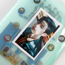 Load image into Gallery viewer, Cute Mini Holds 64 Photos Album Jelly Color Photo Album for Name Card 7s 8 25 50s Mini Photo Album Ring Binder Cover Refillable Notebook Photo Album
