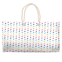 Load image into Gallery viewer, Rainbow Sprinkles Summer Weekender Tote
