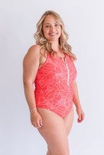 Load image into Gallery viewer, One Piece Zip Breastfeeding Swimsuit 2026

