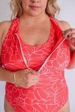 Load image into Gallery viewer, One Piece Zip Breastfeeding Swimsuit 2026
