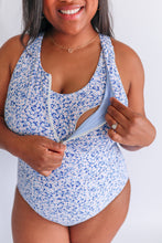 Load image into Gallery viewer, One Piece Zip Breastfeeding Swimsuit 2026
