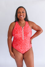 Load image into Gallery viewer, One Piece Zip Breastfeeding Swimsuit 2026
