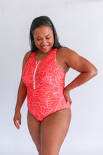 Load image into Gallery viewer, One Piece Zip Breastfeeding Swimsuit 2026
