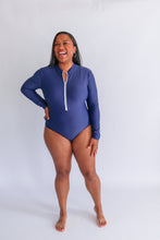 Load image into Gallery viewer, Long Sleeve One Piece Zip Up Breastfeeding Swimsuit 2026
