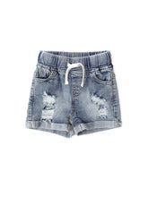 Load image into Gallery viewer, Distressed Denim Short
