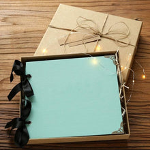 Load image into Gallery viewer, DIY Photo Albums Wedding Photo  Scrapbook 20Pages Cover Self Adhesive Scrapbook Album Case Binding Hardcover Craft Blank Black Page Wedding and Anniversary Family Photo Album
