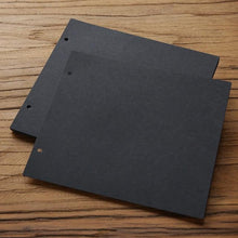 Load image into Gallery viewer, DIY Photo Albums Wedding Photo  Scrapbook 20Pages Cover Self Adhesive Scrapbook Album Case Binding Hardcover Craft Blank Black Page Wedding and Anniversary Family Photo Album
