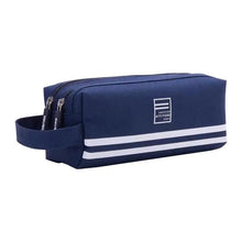 Load image into Gallery viewer, Durable Simple Large Capacity School Stationery Double Layer Case  Students Unique Design High Quality Office Handbag Pencil Case
