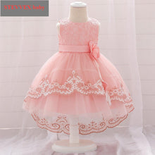 Load image into Gallery viewer, New Baby  Lace  Gown Clothes Embroidered Tail Princess Unique  Dress Perfect Gift For Girls
