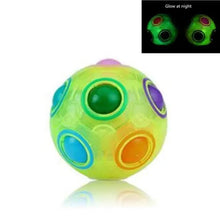 Load image into Gallery viewer, Educational Small Antistress Cube Rainbow Ball Puzzles Magic Stress Reliever Football Learning Fun Toys For Children And Adult
