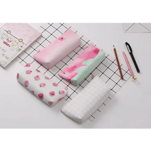 Load image into Gallery viewer, Elegant Small Fresh Print Stationery Portable Stylish Simple Pencil Case Cool Case For Students Office School Pouch
