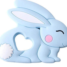 Load image into Gallery viewer, Baby Teether Silicone Rabbit Food Grade Bunny Teether Nursing Teething  Accessories Silicone Animal Teether For Kids and Baby

