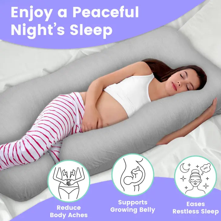 Pillani Pregnancy Pillows For Sleeping - U Shaped Full Body