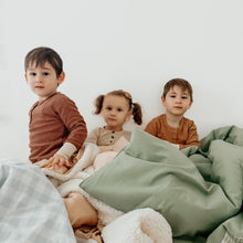 Load image into Gallery viewer, Chestnut Gingham Quilted Blanket
