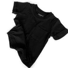 Load image into Gallery viewer, Bamboo Pocket Tee - Black
